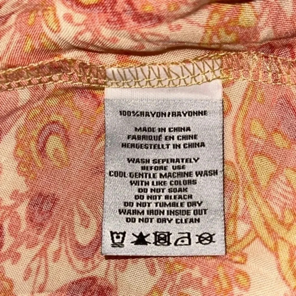 Anthropologie Sunday Mi Amor Floral Print Midi Dress Size Small Party Event - Picture 7 of 8